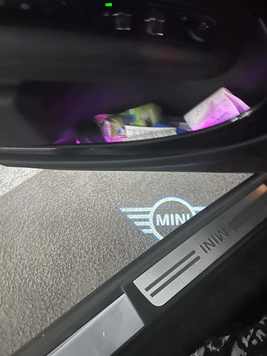 Mini r53/56 centros puxador mala botao start 3.º stop luzes cortesia