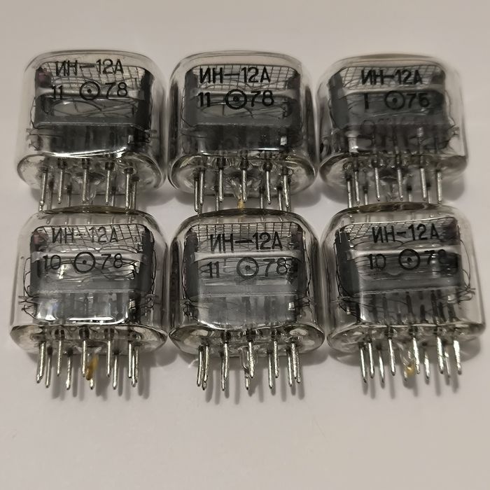 ИН-12А(6шт.в лоте)лампы индикаторные ін12