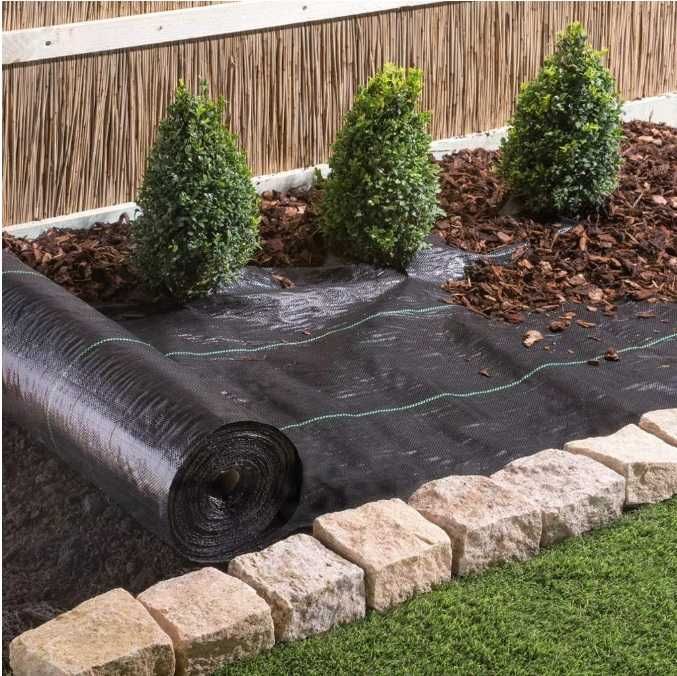 AGROTKANINA AGROWŁÓKNINA 90g 1,6x100m czarna UV mata