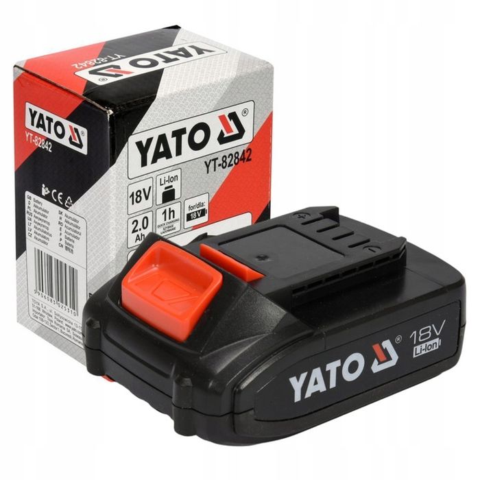 Yato Akumulator Bateria Do Yato 18v 2,0ah Li-ion Szybkie Ładowanie Yt-