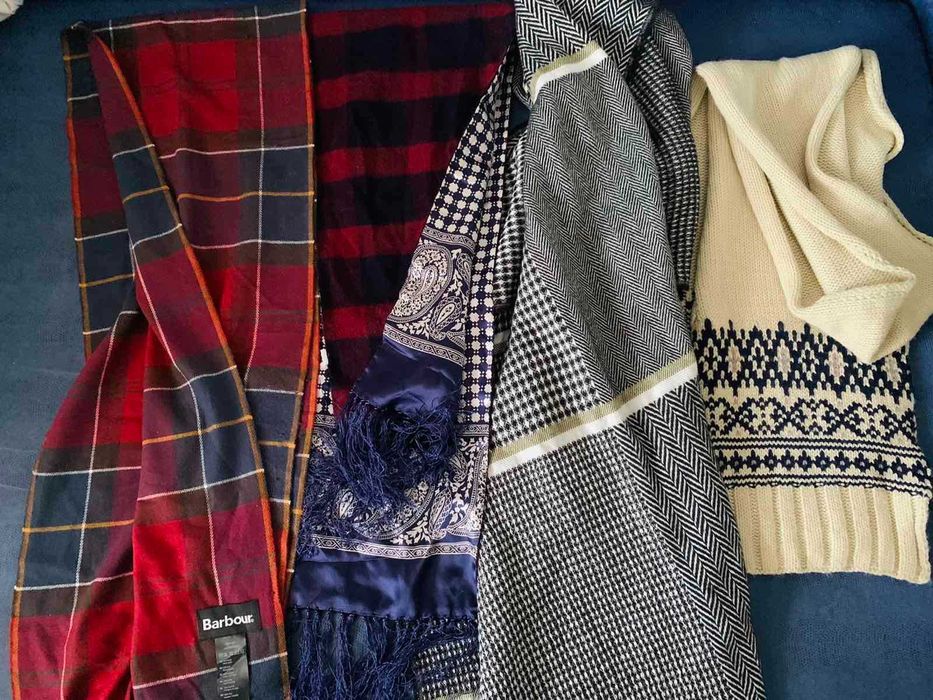 Шарф демісезонний, теплий, натур матеріали