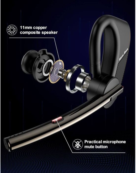 Bezprzewodowy zestaw słuchawkowy Bluetooth 5.2 New Bee M50