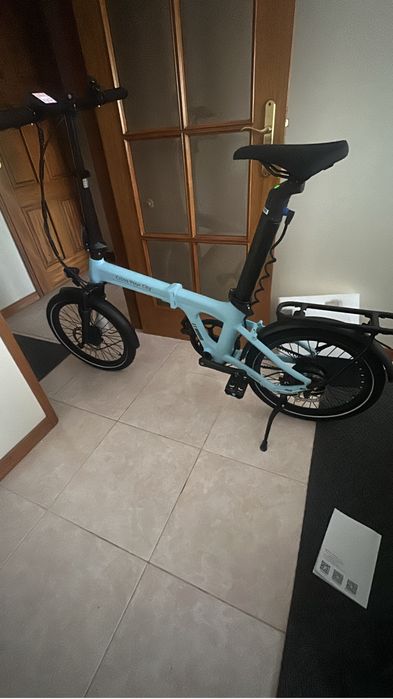 Bicicleta elétrica dobrável ADO AIR 20s 2026, Transmissão por Correia EBike, APP