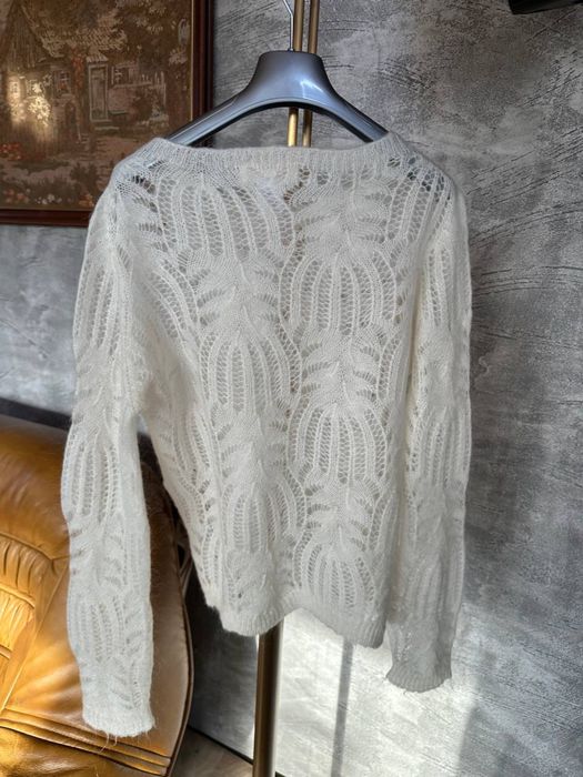 Стильний ажурний светр kontatto