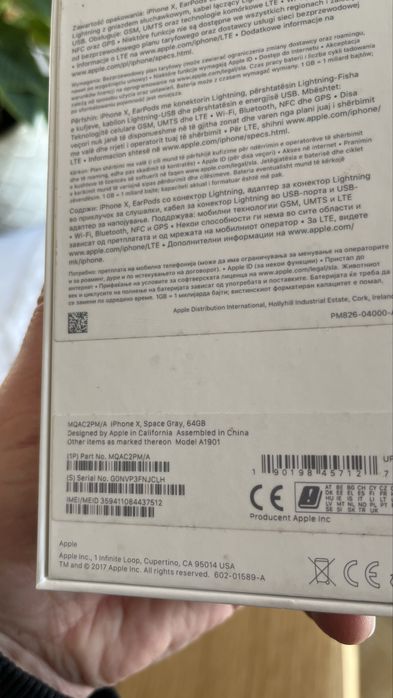 iPhone X 64GB Space Grey