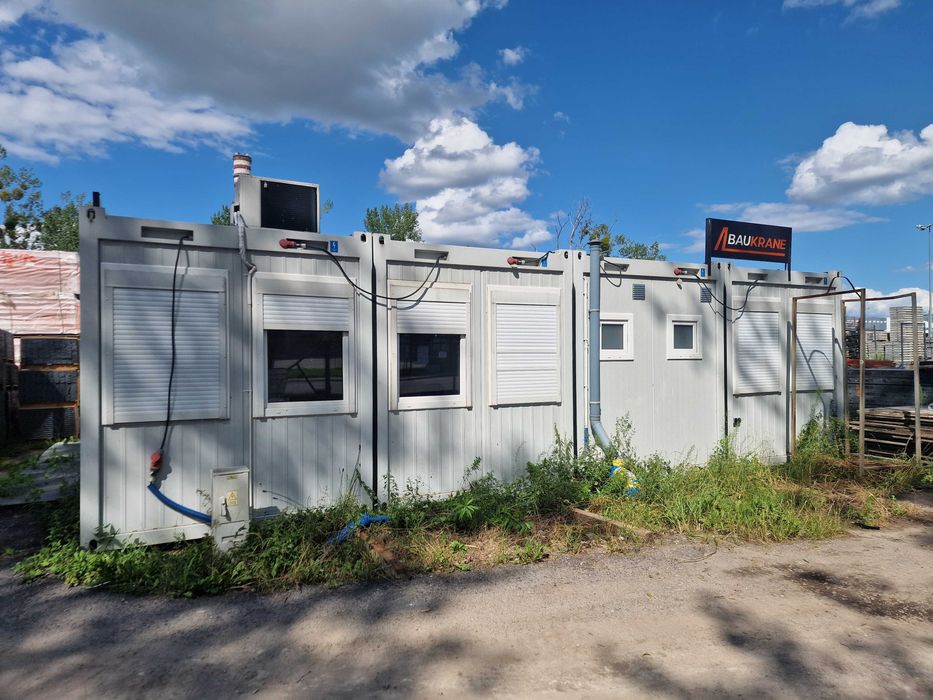 Kontener biurowy z WC socjalny mieszkalny handlowy