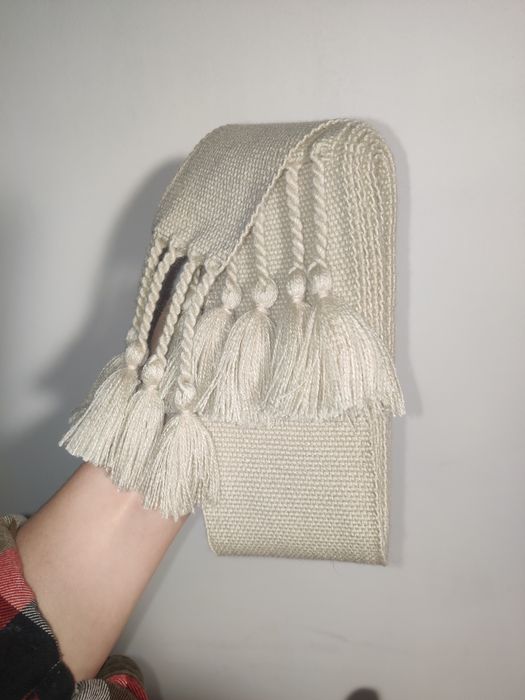 пояс до вишиванки, однотонна крайка