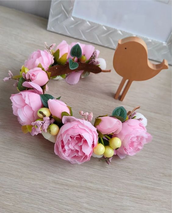 Вінок з квітів, ободок, обруч, венок, заколка