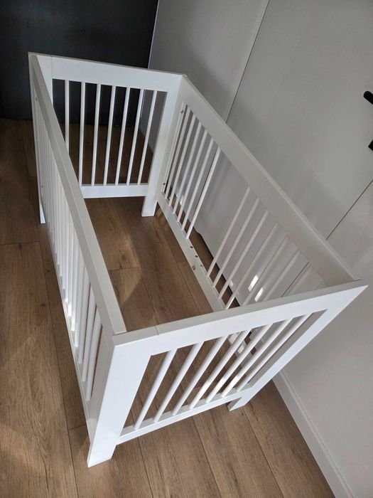 Stelaż łóżeczko dziecięce PINO 120x60 + materac +gratisy