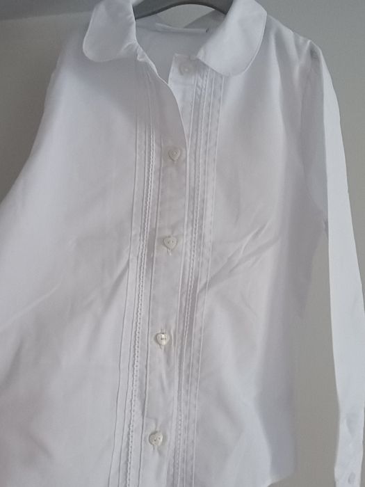 Нова дитяча біла блузка next