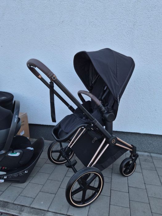 Cybex priam 4.0 komplet 4w1 cały zestaw rose gold