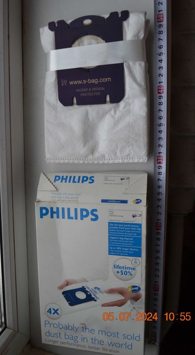 Мешок, пылесборник для пылесоса "Philips" FC 8021 (П) 21х15 и 22х20 см