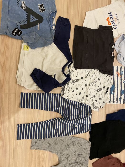 Paka ubrań dla chlopca r.86-92 zara / hm 20szt.