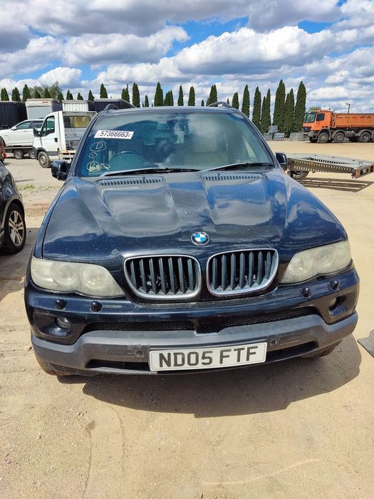 Karoseria BMW X5 E53 Lift LCI BLACK SHAPPIRE 475 Maska Zderzak Błotnik