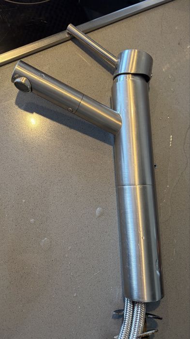 Torneira casa de banho aco escovado