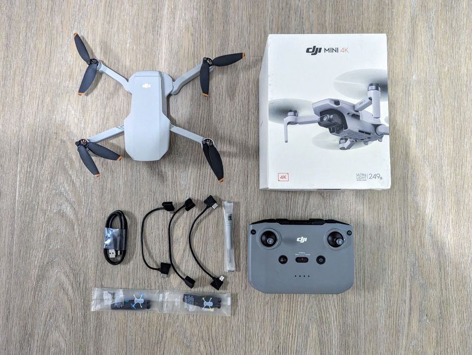 Drone DJI Mini 4K – Como Novo (Usado 1 Vez) + Mala de Transporte + 1 Ano Garantia