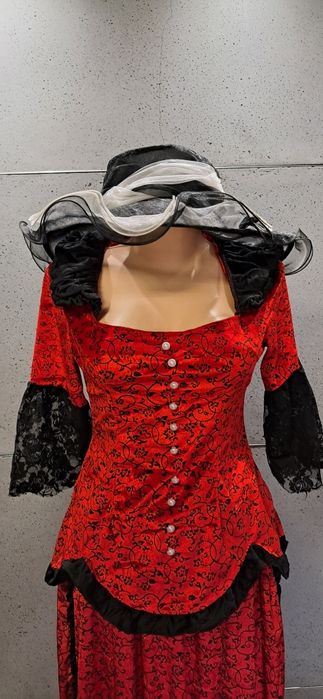 Strój przebranie kostium dama