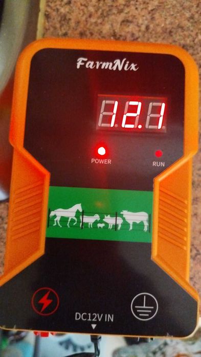 FarmNix EF-01 Energizador Cerca Elétrica 12kV 2J até 15 km