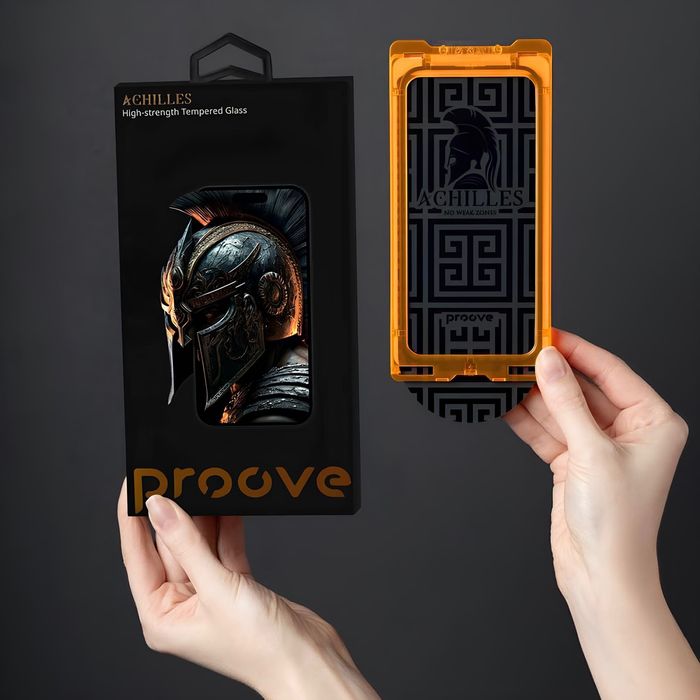 Захисне скло з автопоклейкою Proove Achilles Installation Box 14/15/16