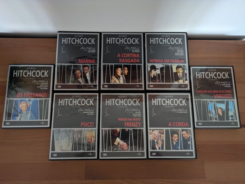 DVD Coleção Alfred Hitchcock RBA (8U)