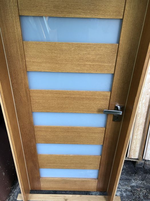 Drzwi wewnętrzne dębowe