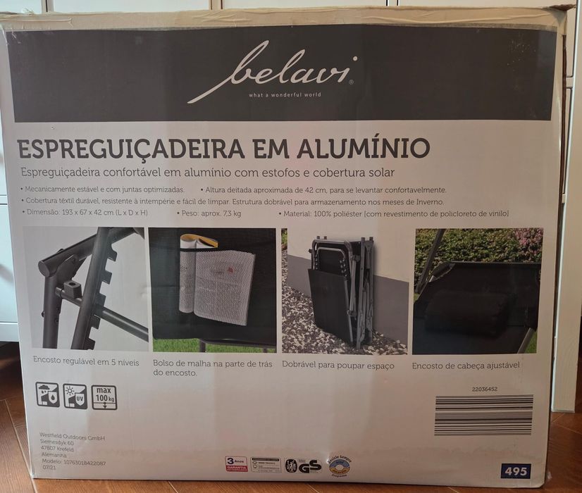 Espreguiçadeira Belavi