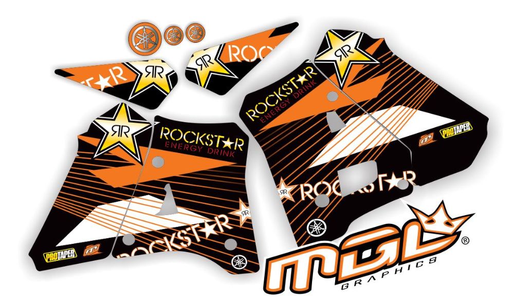 Kits gráficos autocolantes - Yamaha DTR 125 | 90-04