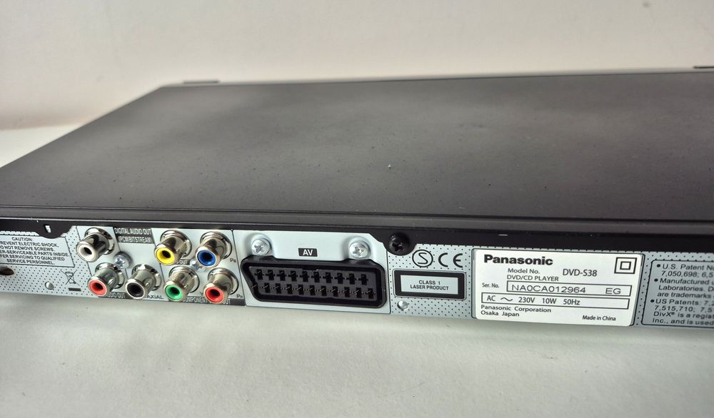 DVD Panasonic DVD-S38