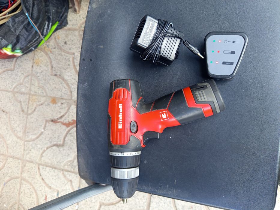 Aparafusadora usada uma vez