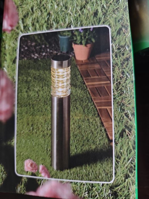 Lampa solarna LED wysoka 68cm