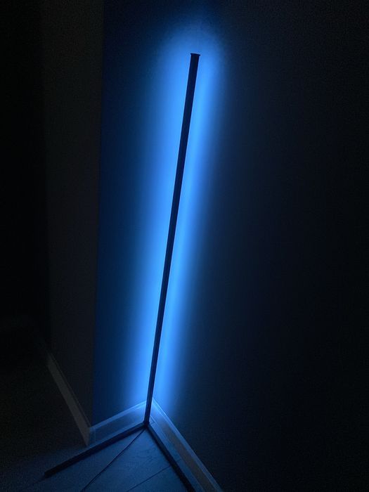 Nowa Narożna Lampa Podłogowa RGB Lethe z pilotem 141 cm -odbiór Poznań