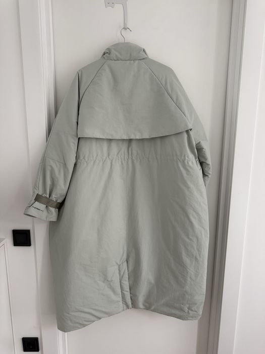 Пухове пальто-ковдра оверсайз