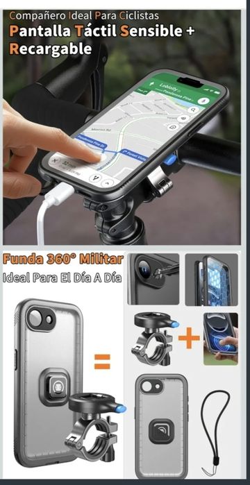Вологозахистний, тримач чехлом на руль. For iPhone 16