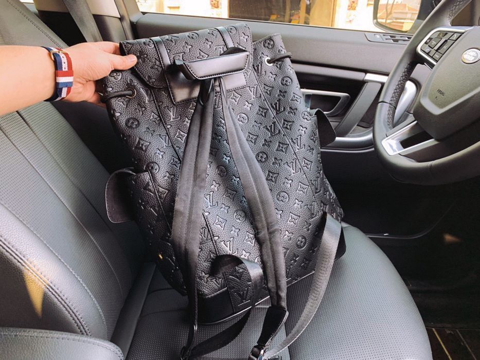 Louis Vuitton christopher мужской рюкзак портфель ранец черный