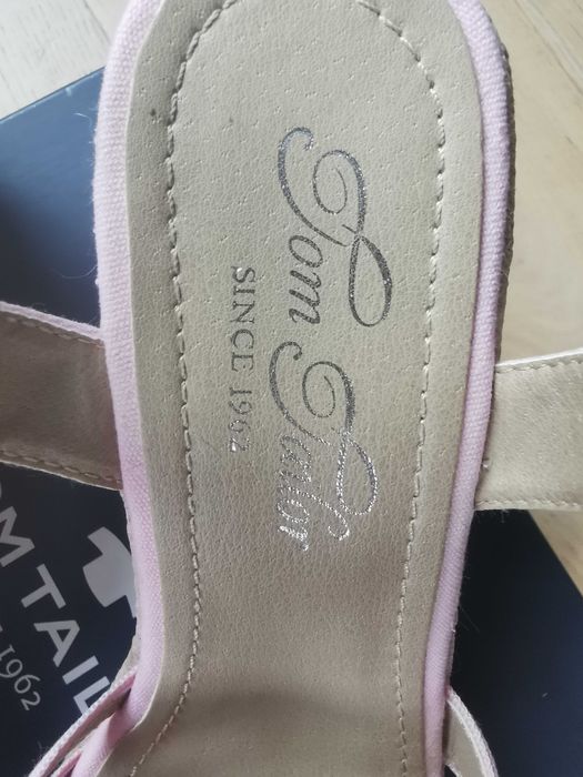 Buty espandryle Tom Tailor koturna 41/42