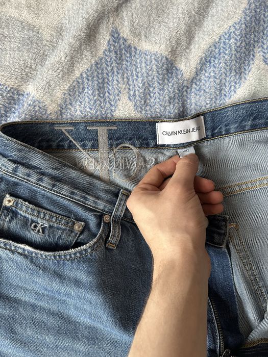 Jeansy Unisex Calvin Klein - model MOM JEANS W32