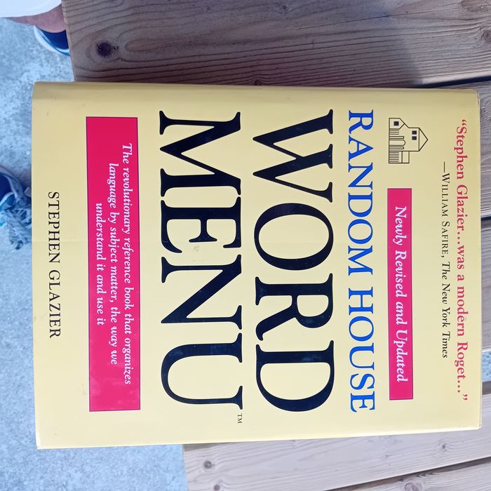 Random house word menu