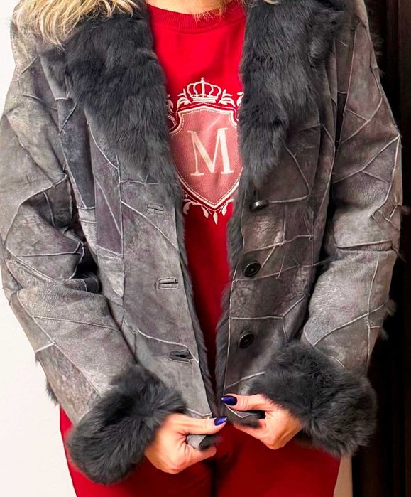 Futerko z naturalnych kozich skórek