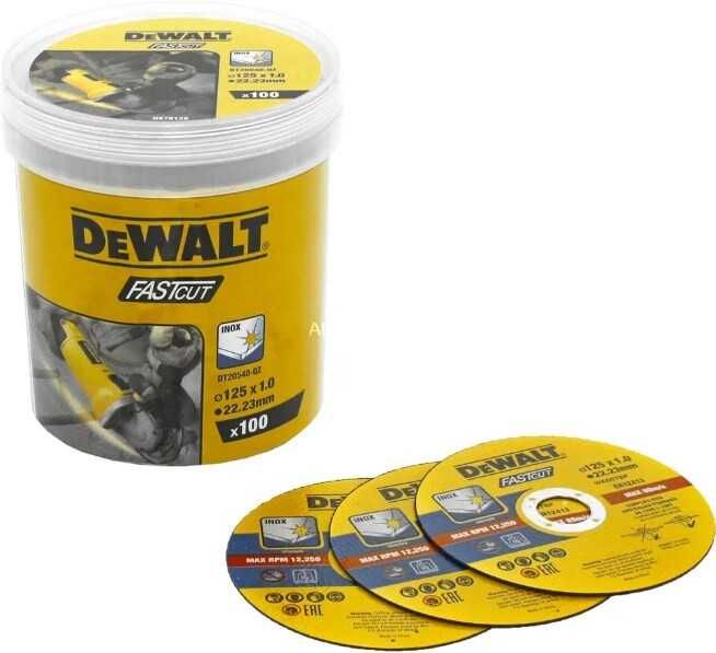 Круг відрізниЙ 125x1x22,23 мм FASTCUT DeWALT ціна від 10шт