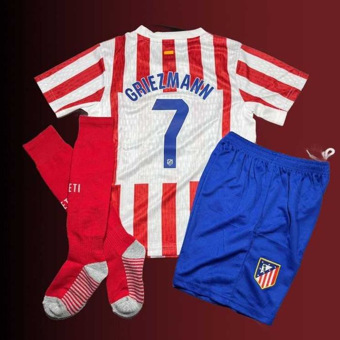 Komplet piłkarski koszulka Antoine Griezmann Atletico Madryt rozmiary