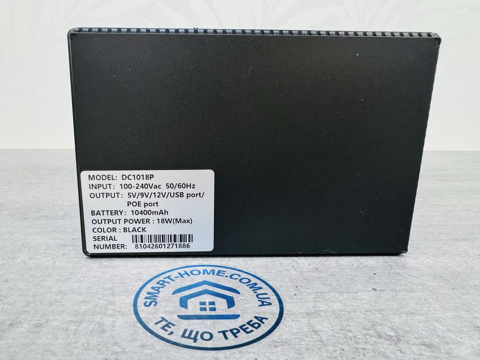 10400мАг‼️ДО 14год DC UPS 5В 9В 12В 24V Вольт PoE бесперебойник безперебійник для роутера оптики интернета інтернету оптичного терміналу DC1018 12 12V