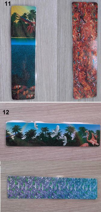 Vários marcadores impermeáveis