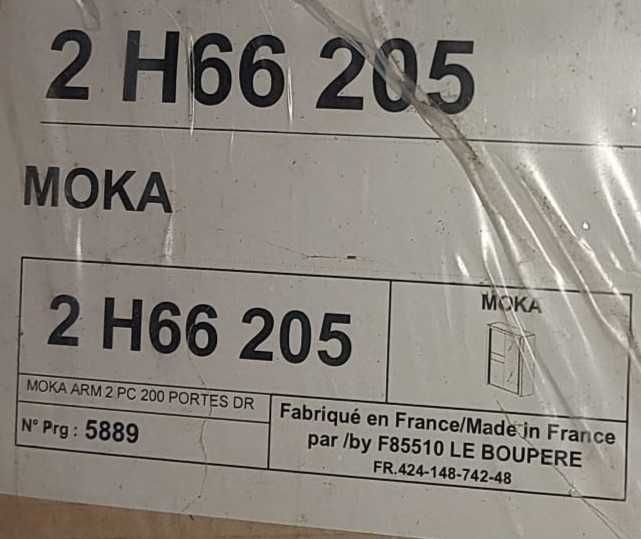 GAMI Conforama – Armário 2 Portas “Moka”, Novo e em Caixa