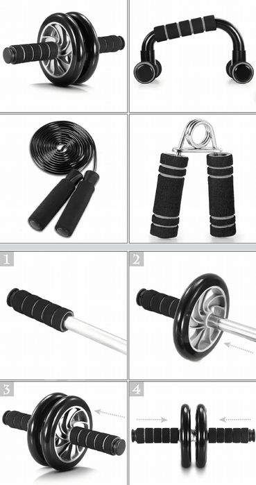 Zestaw do ćwiczeń. 5 elementów. Zestaw fittness