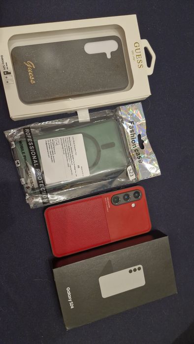 Samsung s24 256gb  gwarancja perłowy plus etui