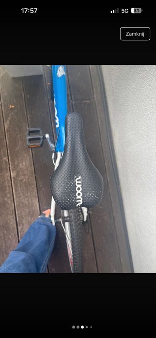 Rower niebieski woom 4
