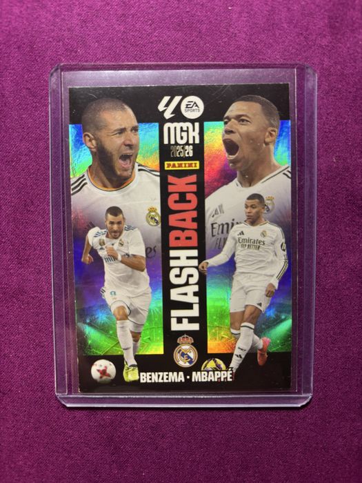 Mbappe e Benzema card Panini Megacracks 2026