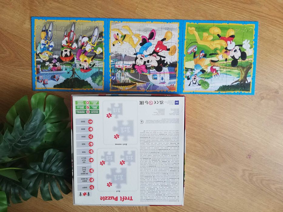 Puzzle Trefl-3 w 1-Mickey Mouse/Disney
