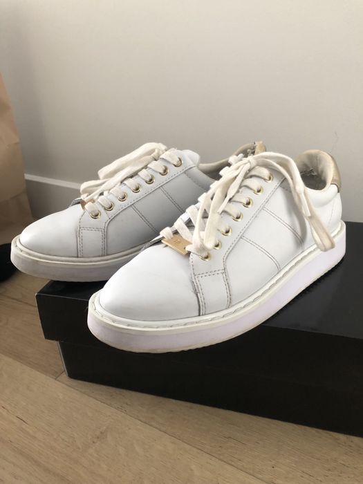 Białe sneakersy Ralph Lauren