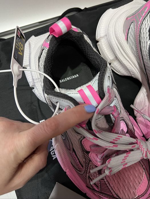 Кроссовки Balenciaga 3XL Grey/Pink Баленсиага Люкс